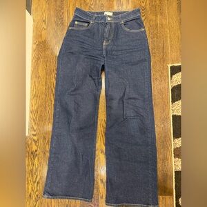 H&M Women's High Rise Jeans - Dark Blue